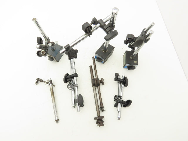 Magnetic Base Indicator Gage Holder Adjustable Arms  Mixed Lot