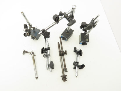 Magnetic Base Indicator Gage Holder Adjustable Arms  Mixed Lot