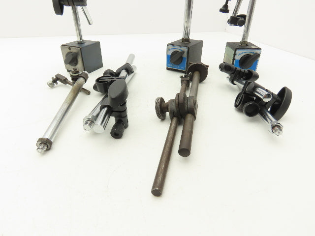 Magnetic Base Indicator Gage Holder Adjustable Arms  Mixed Lot