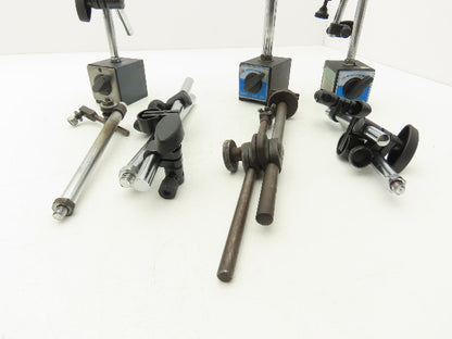 Magnetic Base Indicator Gage Holder Adjustable Arms  Mixed Lot