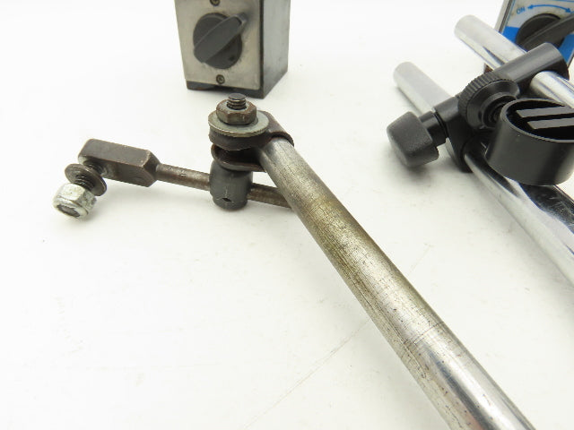 Magnetic Base Indicator Gage Holder Adjustable Arms  Mixed Lot