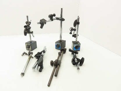 Magnetic Base Indicator Gage Holder Adjustable Arms  Mixed Lot