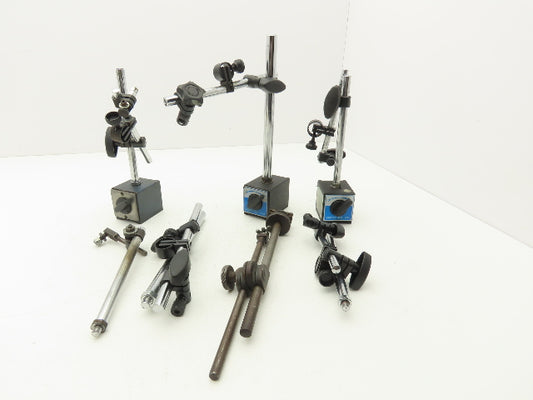 Magnetic Base Indicator Gage Holder Adjustable Arms  Mixed Lot