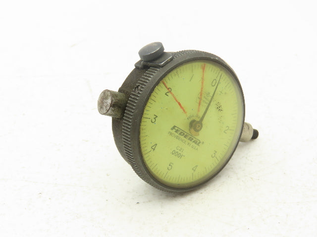 Mahr Federal C21 Dial Drop Indicator Gage 0-5-0 .0001" Lug Back Full Jeweled
