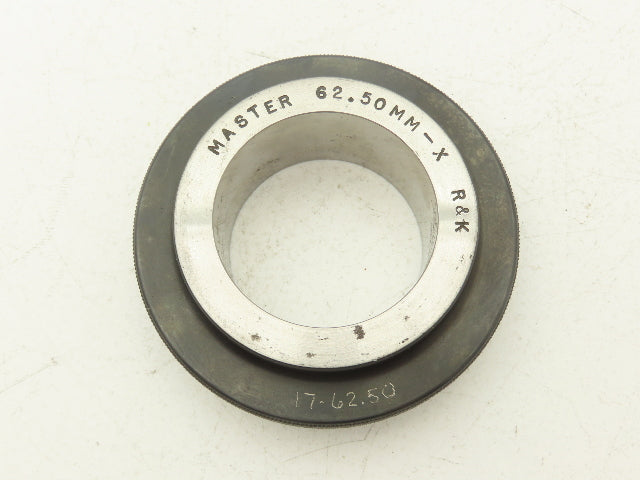 Master 62.50MM-X Bore Gage Steel Setting Ring 62.50mm ID