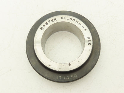 Master 62.50MM-X Bore Gage Steel Setting Ring 62.50mm ID