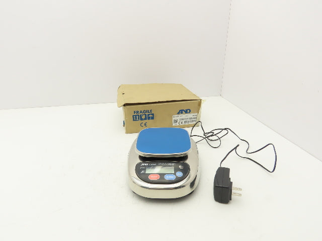 A&D HL1000WP Stainless Washdown Digital Portion Scale 2.2Lb 1000g