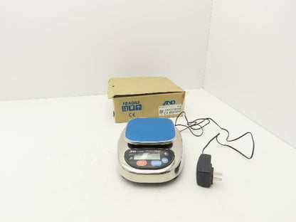 A&D HL1000WP Stainless Washdown Digital Portion Scale 2.2Lb 1000g