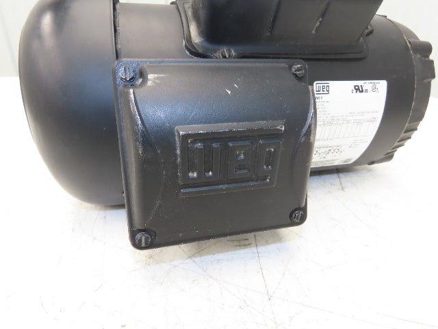 Weg Z.00158ES1BOL04192023 AC Motor 1.5Hp 1745RPM 115/230V 1Ph 56C TEFC