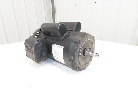 Weg Z.00158ES1BOL04192023 AC Motor 1.5Hp 1745RPM 115/230V 1Ph 56C TEFC