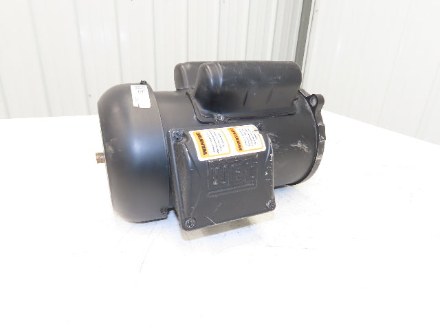 Weg 00118ES1RAD56N-S AC Motor 1Hp 1745RPM 115/230V 1Ph 56Z TEFC Through Shaft