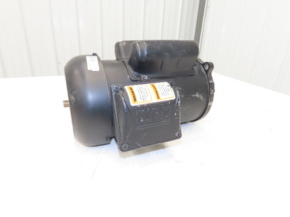 Weg 00118ES1RAD56N-S AC Motor 1Hp 1745RPM 115/230V 1Ph 56Z TEFC Through Shaft