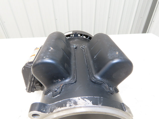 Weg 00118ES1RAD56N-S AC Motor 1Hp 1745RPM 115/230V 1Ph 56Z TEFC Through Shaft
