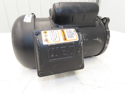 Weg 00118ES1RAD56N-S AC Motor 1Hp 1745RPM 115/230V 1Ph 56Z TEFC Through Shaft