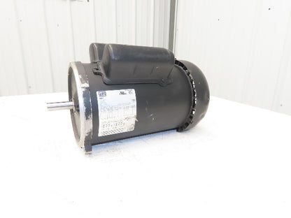 Weg 00118ES1RAD56N-S AC Motor 1Hp 1745RPM 115/230V 1Ph 56Z TEFC Through Shaft