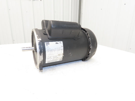 Weg 00118ES1RAD56N-S AC Motor 1Hp 1745RPM 115/230V 1Ph 56Z TEFC Through Shaft