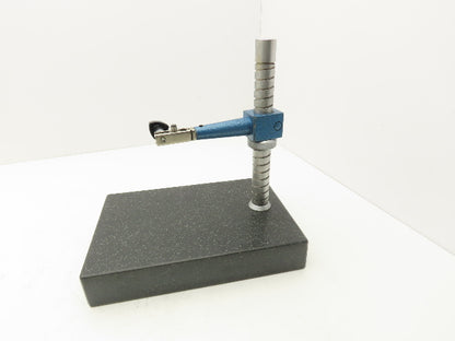 SPI 54-253-0  12x8x2" Granite Plate Comparator Indicator Stand Mount 10"Post