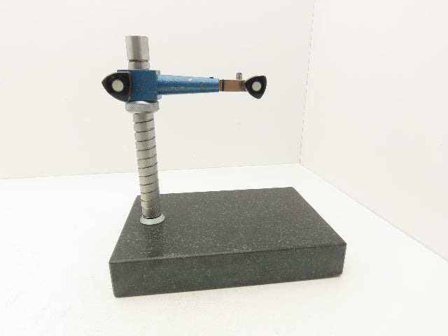 SPI 54-253-0  12x8x2" Granite Plate Comparator Indicator Stand Mount 10"Post
