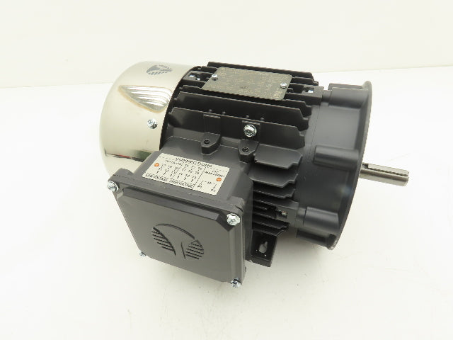 Techtop CB3-AL-TF-56C-4-B-D-.5 AC Motor 1/2Hp 1750rpm 230/460V 3Ph 56C TEFC
