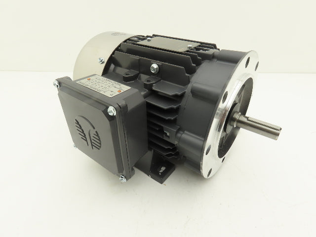 Techtop CB3-AL-TF-56C-4-B-D-.5 AC Motor 1/2Hp 1750rpm 230/460V 3Ph 56C TEFC