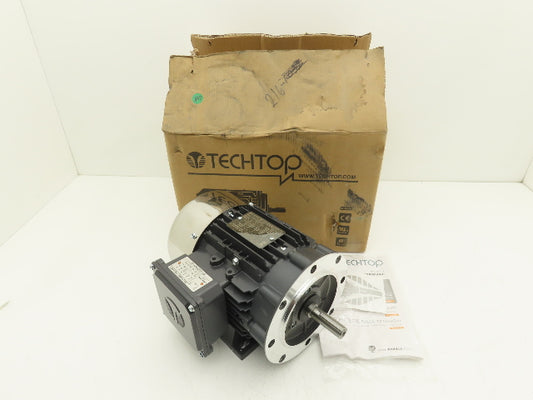 Techtop CB3-AL-TF-56C-4-B-D-.5 AC Motor 1/2Hp 1750rpm 230/460V 3Ph 56C TEFC