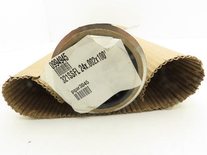 PGAR3045 0994945 Stainless Steel Tool Wrap Foil 100' Roll 24"W x .002" Thick