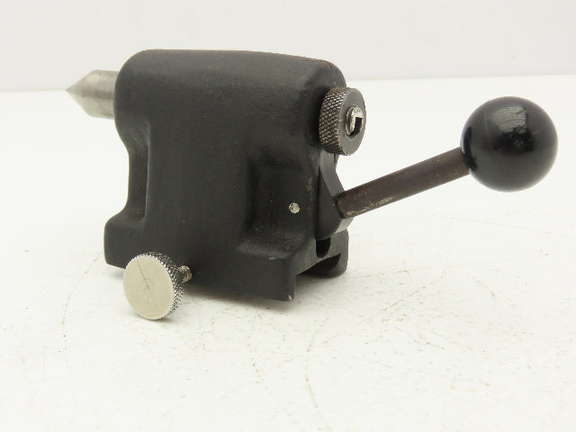 CNC Lathe Indexer Dividing Head Tailstock 2" Center Height Spring Action Lever