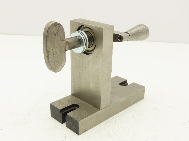 Lathe Fixtire Indexer Head Manual Tailstock 3-5/8" Center Height Hand Crank