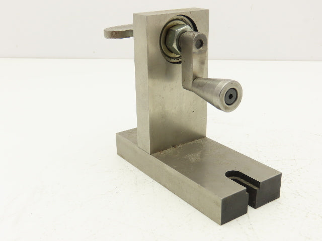 Lathe Fixtire Indexer Head Manual Tailstock 3-5/8" Center Height Hand Crank