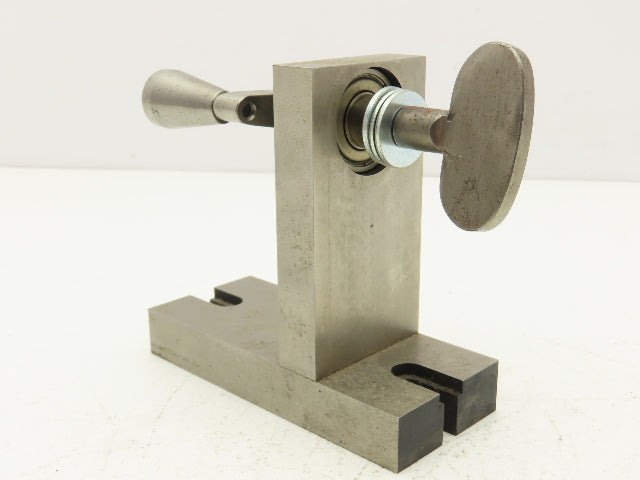 Lathe Fixtire Indexer Head Manual Tailstock 3-5/8" Center Height Hand Crank