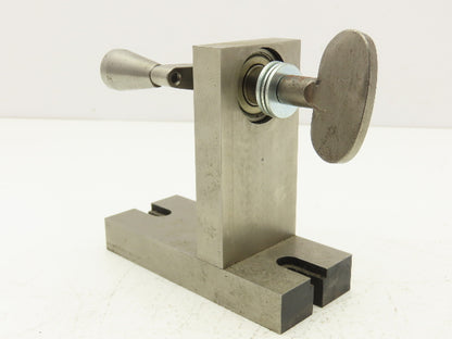 Lathe Fixtire Indexer Head Manual Tailstock 3-5/8" Center Height Hand Crank
