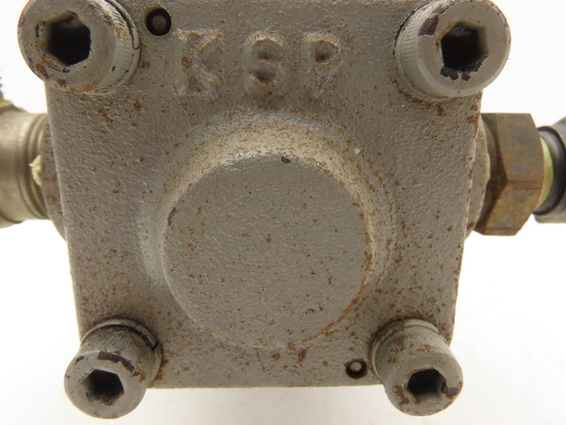 Mitsubishi SuperLine Motor KSP Hydraulic Pump .4kw 4P 1700 RPM 220V 3/4"NPT