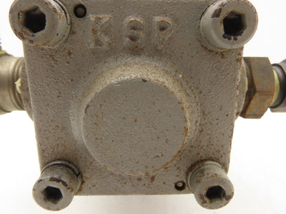 Mitsubishi SuperLine Motor KSP Hydraulic Pump .4kw 4P 1700 RPM 220V 3/4"NPT