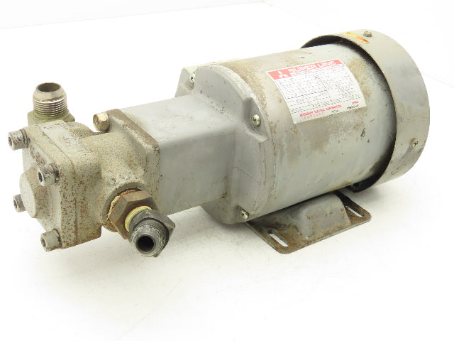 Mitsubishi SuperLine Motor KSP Hydraulic Pump .4kw 4P 1700 RPM 220V 3/4"NPT