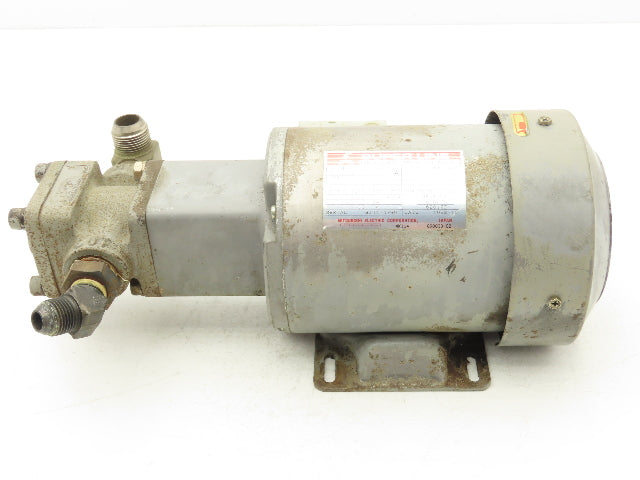 Mitsubishi SuperLine Motor KSP Hydraulic Pump .4kw 4P 1700 RPM 220V 3/4"NPT