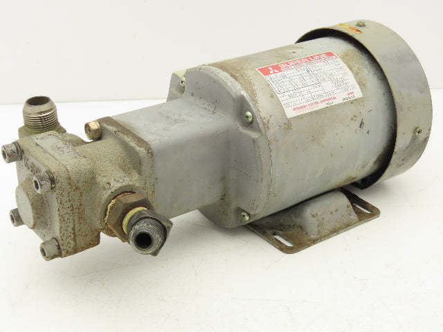 Mitsubishi SuperLine Motor KSP Hydraulic Pump .4kw 4P 1700 RPM 220V 3/4"NPT