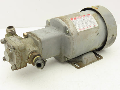 Mitsubishi SuperLine Motor KSP Hydraulic Pump .4kw 4P 1700 RPM 220V 3/4"NPT