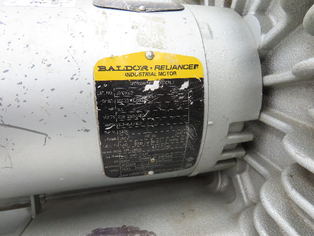Gast R6335A-2 Regenair Regenerative Vacuum Blower 215cfm 3.5Hp 230/460V 3PH