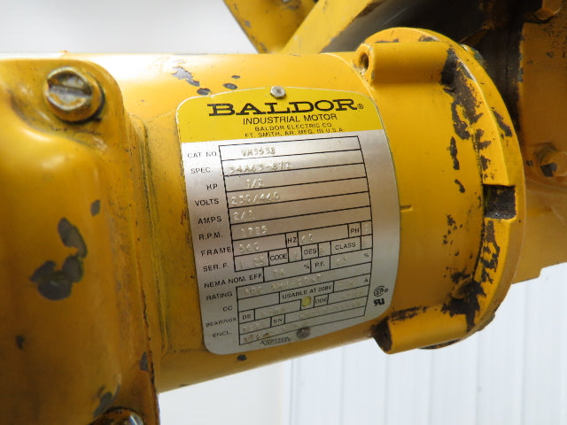 David Round Electric Hoist Tractor Power Drive Trolley 45 Fpm 460VAC 3Ph