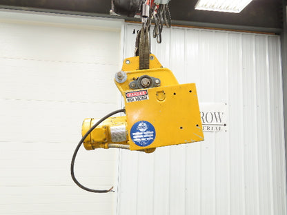 David Round Electric Hoist Tractor Power Drive Trolley 45 Fpm 460VAC 3Ph