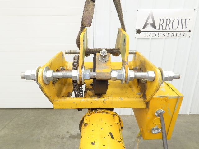 David Round Electric Hoist Tractor Power Drive Trolley 45 Fpm 460VAC 3Ph