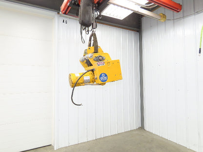 David Round Electric Hoist Tractor Power Drive Trolley 45 Fpm 460VAC 3Ph
