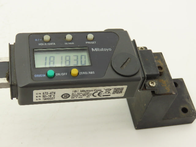 Mitutoyo 572-474  18" Digimatic Horizontal Linear Scale Caliper SD-18"E .0005"