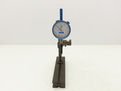 Dial Indicator Stand Adjustable T-Slot 9" Post Height 0-1" Fowler Gage .001"