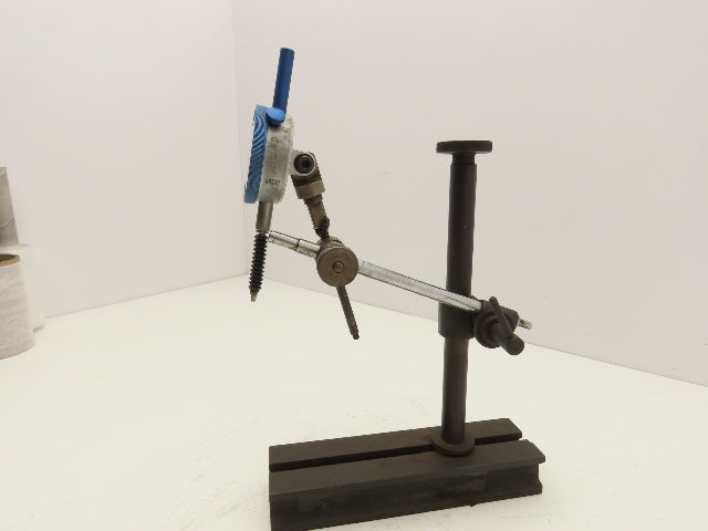 Dial Indicator Stand Adjustable T-Slot 9" Post Height 0-1" Fowler Gage .001"