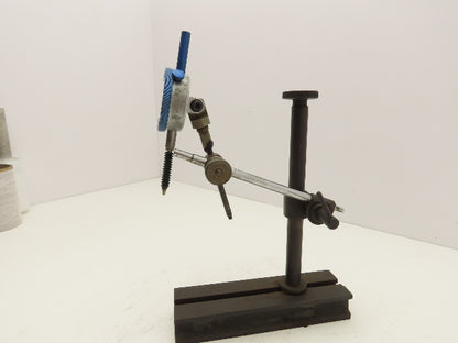 Dial Indicator Stand Adjustable T-Slot 9" Post Height 0-1" Fowler Gage .001"