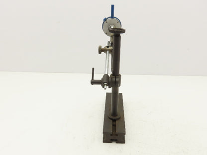 Dial Indicator Stand Adjustable T-Slot 9" Post Height 0-1" Fowler Gage .001"
