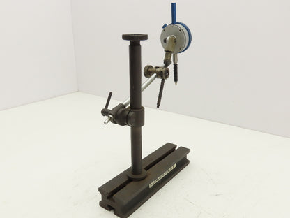 Dial Indicator Stand Adjustable T-Slot 9" Post Height 0-1" Fowler Gage .001"
