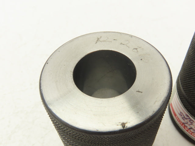 R&K 1.0000/1.0010" Go NoGo Plain Bore Ring Gage Set Chrome 25.400/25.425mm