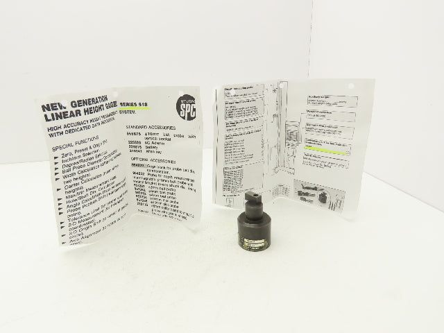 Mitutoyo 954233 Height Gage 518 Ball Diameter Correction Compensation Block